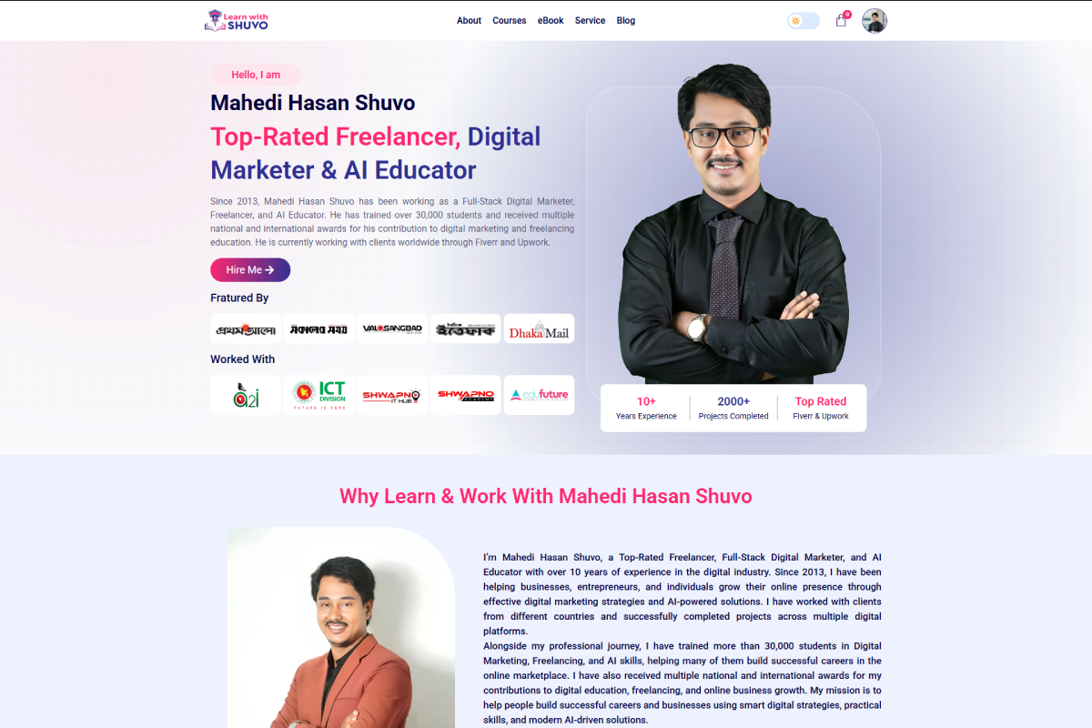 'Learn With Shuvo' For LMS